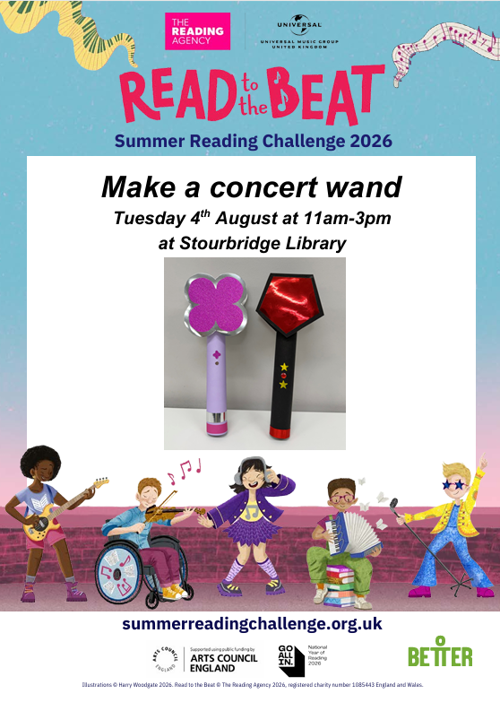 Stourbridge Library - Summer Reading Challenge: Concert Wand